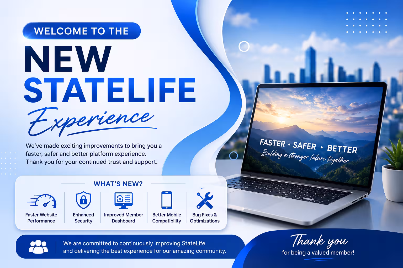 Welcome to the New StateLife Experience